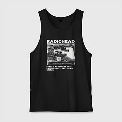 Мужская майка Radiohead band