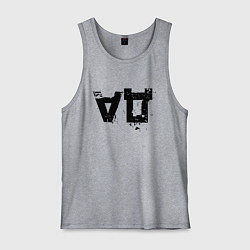 Мужская майка Перевёрнутое да