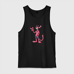 Мужская майка Розовая пантера в солнечных очках