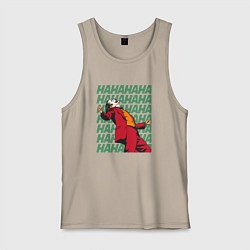 Майка мужская хлопок Joker, цвет: миндальный