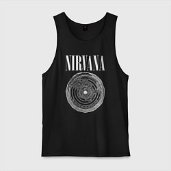 Мужская майка Nirvana circle