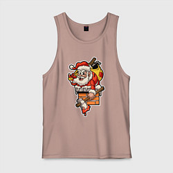 Мужская майка Киллер Санта