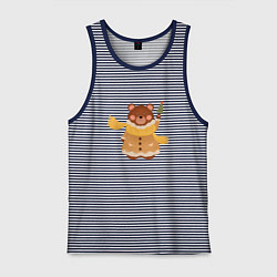 Мужская майка Маленький медведик