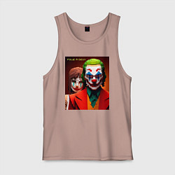 Мужская майка Joker and Minecraft - collaboration