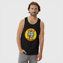 Майка мужская хлопок Los Pollos hermanos Breaking bad, цвет: черный — фото 2