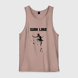 Мужская майка Swan lake