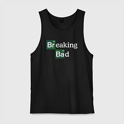 Майка мужская хлопок Breaking bad logo, цвет: черный