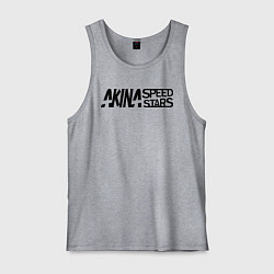 Майка мужская хлопок Akina speed star, цвет: меланж