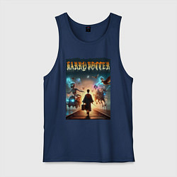 Мужская майка Гарри Поттер с волшебной палочкой