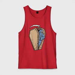 Мужская майка Смерть и гроб