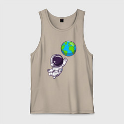 Мужская майка Прикосновение планеты