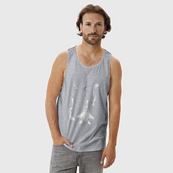 Майка мужская хлопок Микоян гуревич 29, цвет: меланж — фото 2