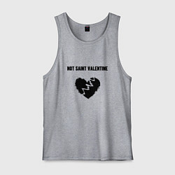 Мужская майка Not saint valentine