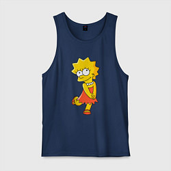 Мужская майка Lisa Simpson