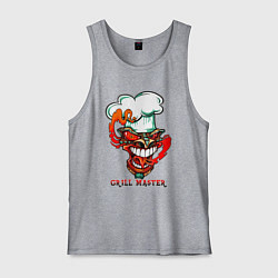 Майка мужская хлопок Grill master, цвет: меланж