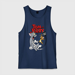 Мужская майка Том и Джерри - кувалда