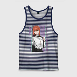 Мужская майка Человек-бензопила Макима в костюме