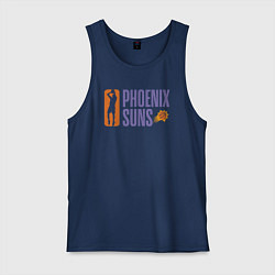 Майка мужская хлопок Phoenix Suns play, цвет: тёмно-синий