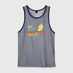 Мужская майка Еда сон баскетбол