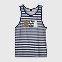 Мужская майка Три мишки