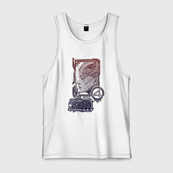 Мужская майка Биокиборг в профиль