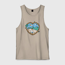 Мужская майка Люблю серфинг