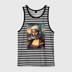 Мужская майка Mona Lisa - brave astronaut