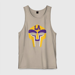 Майка мужская хлопок Doom Lakers, цвет: миндальный