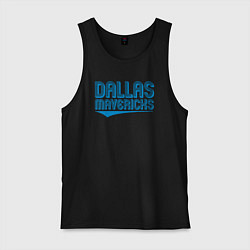 Майка мужская хлопок Mavericks, цвет: черный