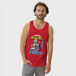 Майка мужская хлопок Моя Геройская академия Himiko Togo, цвет: красный — фото 2