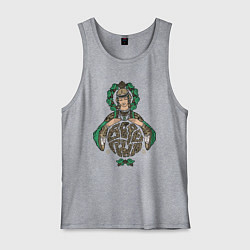 Майка мужская хлопок Славянская богиня Берегиня, цвет: меланж