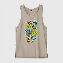 Мужская майка Зомби