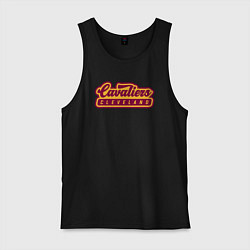 Майка мужская хлопок Cavaliers Cleveland, цвет: черный