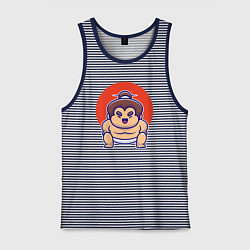 Мужская майка Маленький сумоист