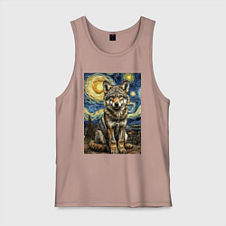 Мужская майка Волчонок Ван Гог