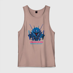 Майка мужская хлопок Soundwave superior, цвет: пыльно-розовый