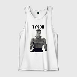 Майка мужская хлопок Молодой Майк, цвет: белый