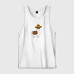 Мужская майка Лама в Сомбреро мексиканская