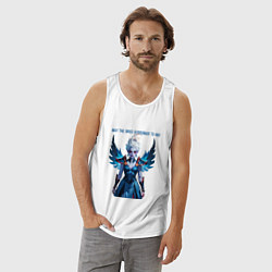 Майка мужская хлопок Vengerful Spirit, цвет: белый — фото 2