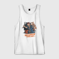 Мужская майка Хэллоуин зомби пати