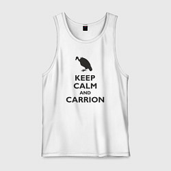 Майка мужская хлопок Carrion, цвет: белый