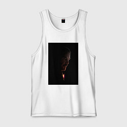 Майка мужская хлопок John Wick in the dark, цвет: белый