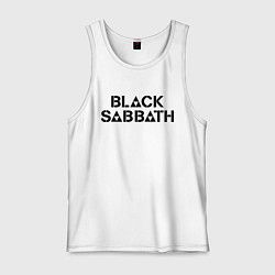 Майка мужская хлопок Black Sabbath, цвет: белый
