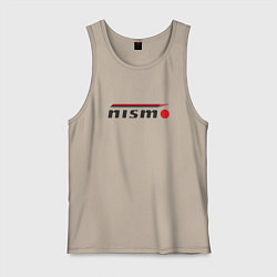 Майка мужская хлопок Nismo, цвет: миндальный