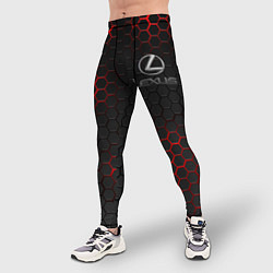 Тайтсы мужские LEXUS, цвет: 3D-принт — фото 2