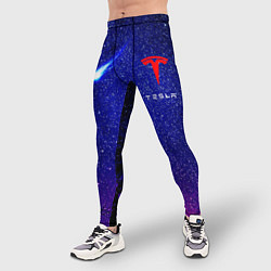 Тайтсы мужские TESLA КОМЕТА, цвет: 3D-принт — фото 2