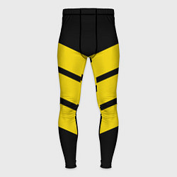 Тайтсы мужские Три полоски, цвет: 3D-принт