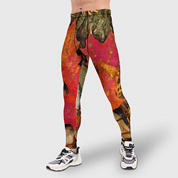 Тайтсы мужские Листопадкленовые листья, цвет: 3D-принт — фото 2