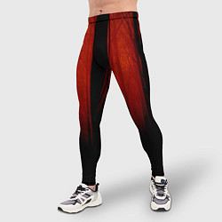 Тайтсы мужские Красный хоррор, цвет: 3D-принт — фото 2