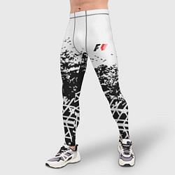 Тайтсы мужские F1 Формула 1 Mini Logo, цвет: 3D-принт — фото 2